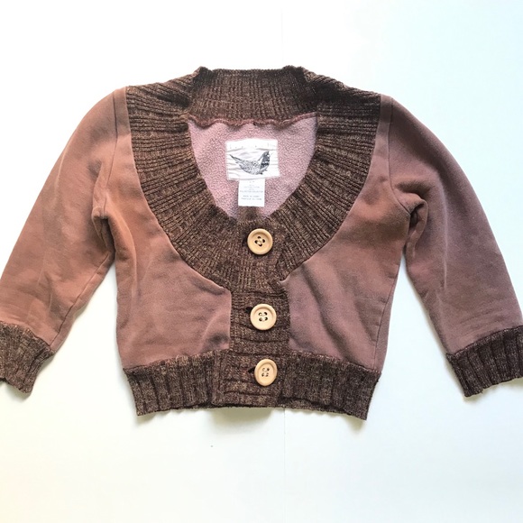 heavenly Sweaters - heavenly three wooden button natural tone sweater